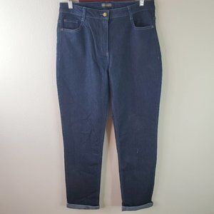 Apparel Collection Womens Dark Blue Wash Jeans